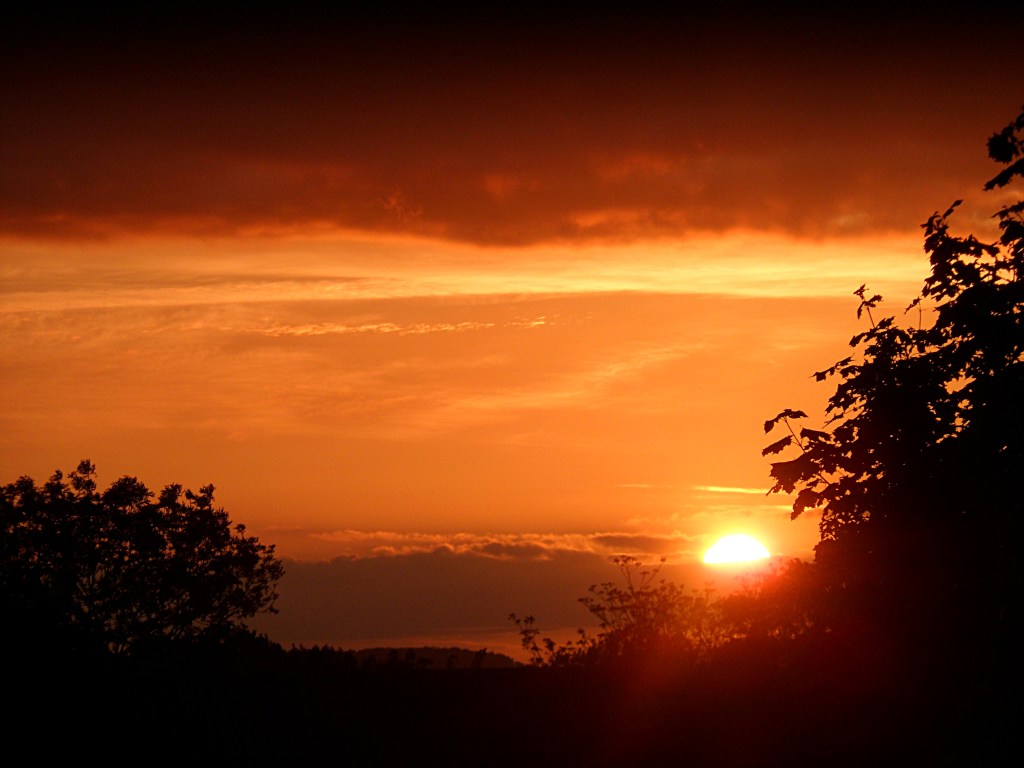May sunset from my back window