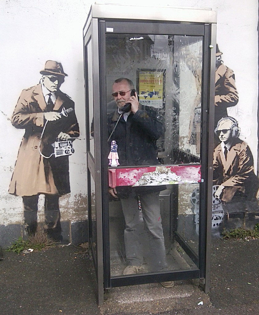 Banksy 'Spies' with Chris Green