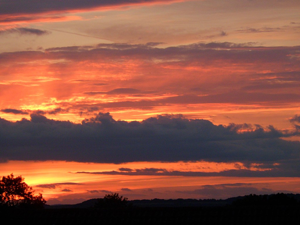 Westen sky, late August